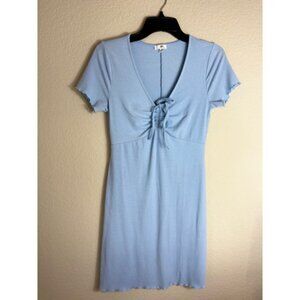 BP Nordstrom cotton jersey knit cute Dress Size M Blue